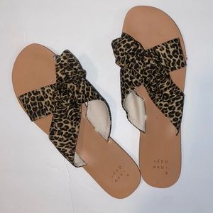 A New Day Leopard Sandals